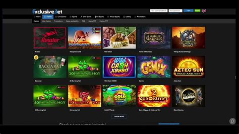 Exclusivebet casino online